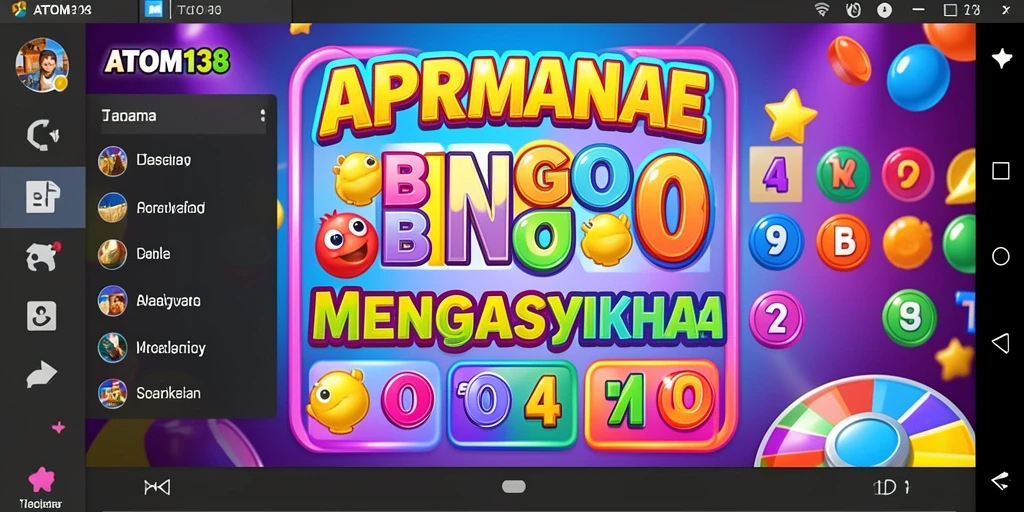 Tampilan permainan Bingo yang menegangkan di ATOM138.