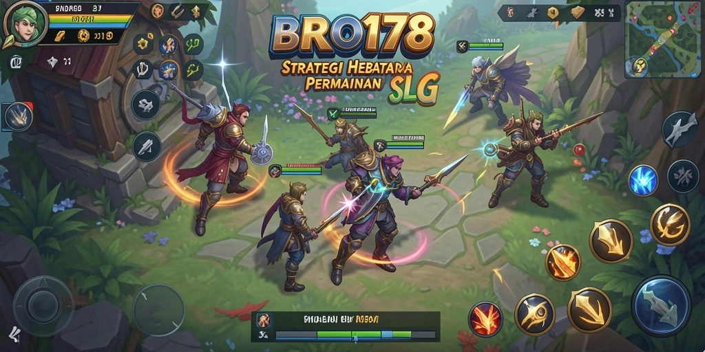 Tampilan aksi pertempuran strategis di BRO178.