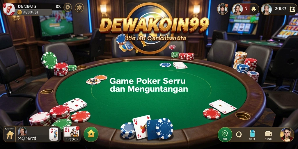 Gameplay menegangkan dalam DEWAKOIN99 dengan pemain aktif.