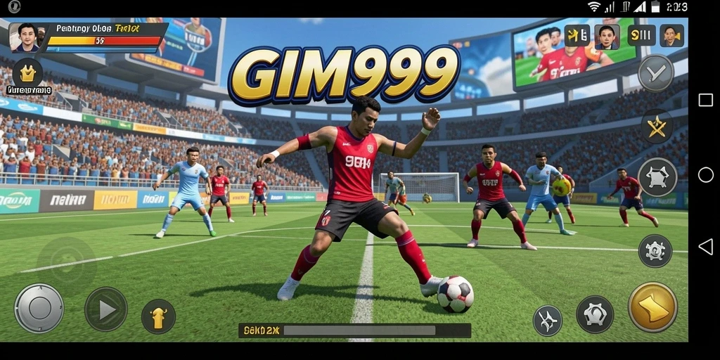 Tangkapan layar GIM999 menampilkan aksi seru pertandingan olahraga.