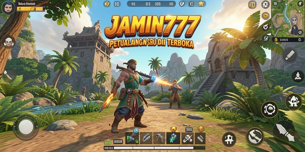 Tampilan gameplay dari JAMIN777 yang mendebarkan di dunia terbuka.