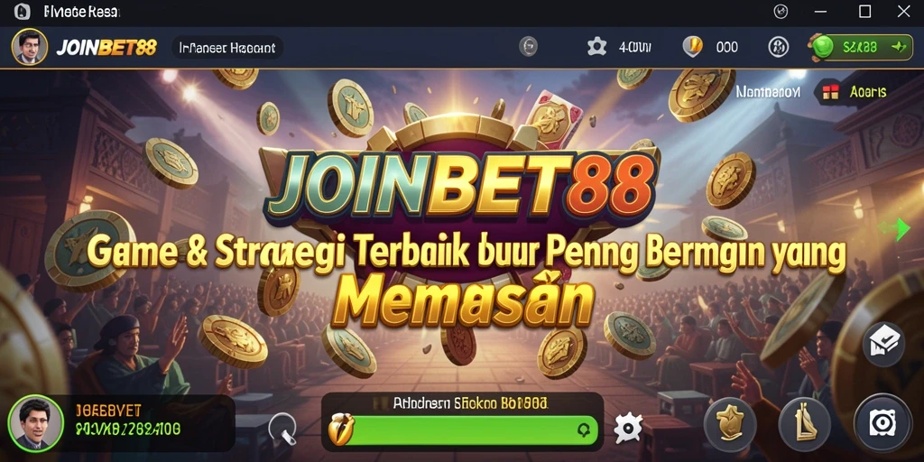 Screenshot utama JOINBET88 menampilkan aksi gameplay strategi yang intens.