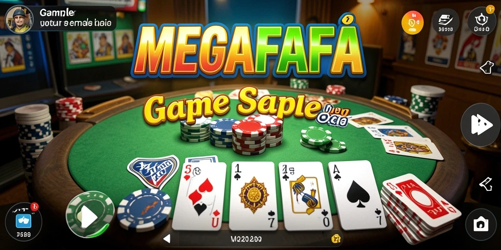 Tampilan menarik saat bermain Gaple di MEGAFAFA.