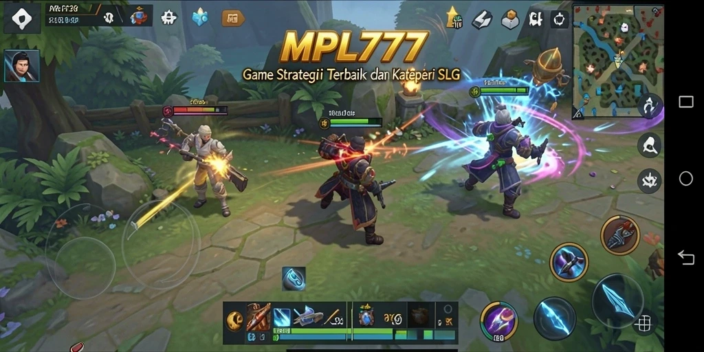 Tampilan gameplay MPL777 dengan aksi strategi yang mendebarkan.