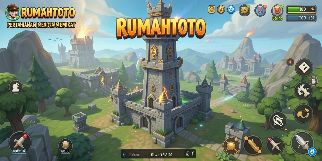 Gameplay Tower Defense yang menegangkan dengan strategi cerdas.