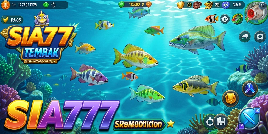 Tampilan gameplay Tembak Ikan yang seru dan menantang dari SIA777.