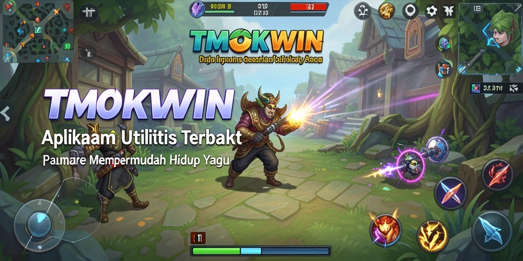 Tampilan antarmuka utama TMOKWIN yang modern dan fungsional.
